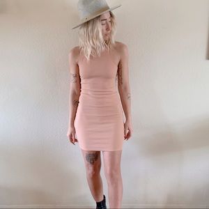 Ribbed Body Con Dress